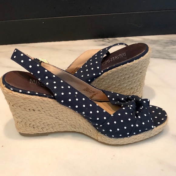 MICHAEL Michael Kors Shoes - MICHAEL Michael Kors Polka Dot Wedge Sandals
